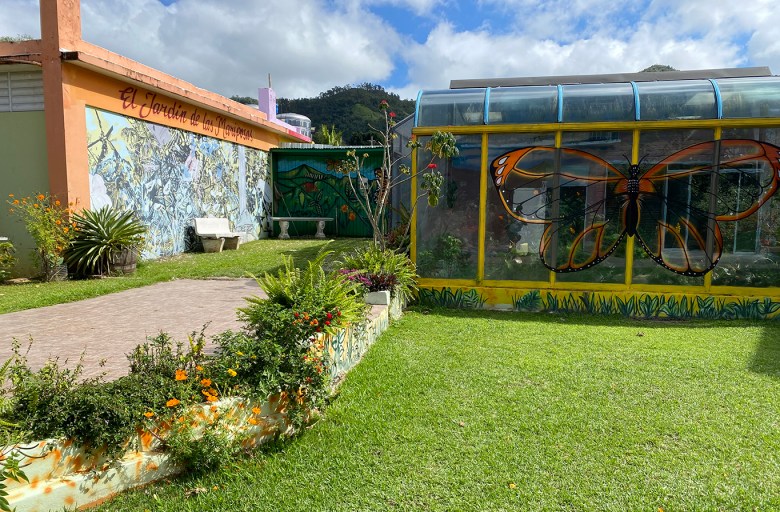 A butterfly garden at Casa Pueblo in Adjuntas, Puerto Rico.